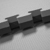 Grey Black 40mm jigsaw mats
