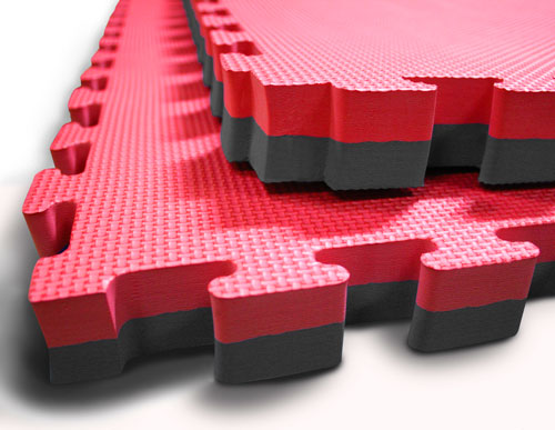 Red Black 40mm Jigsaw Mats