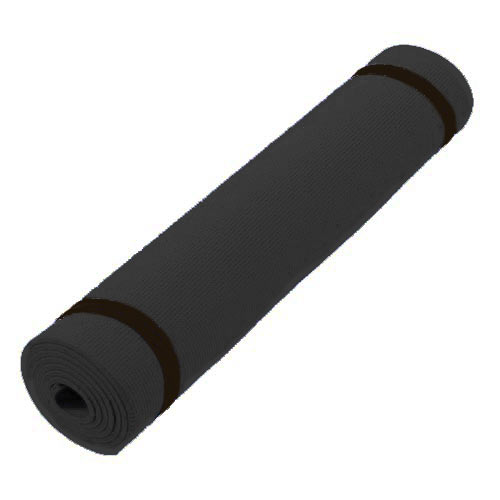 Black PVC Yoga Mats
