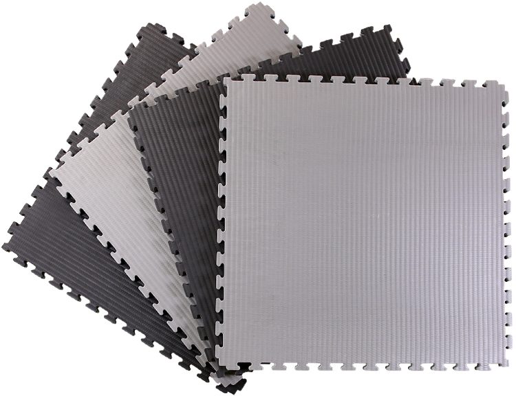 Black and Grey Tatami Jigsaw Mats