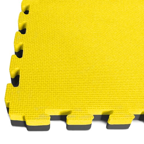 yellow/black tatami interlocking mats